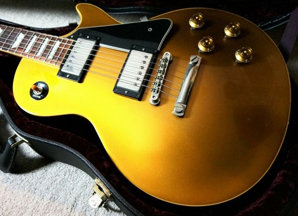 

custom shop historic 1957 paul reissue black parts gold electric guitar