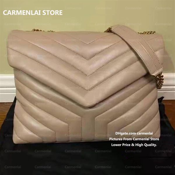 

2022 new arrivals loulou designer handbag square fat chain clutch bags genuine real leather wedding handbags for ladies party even218f