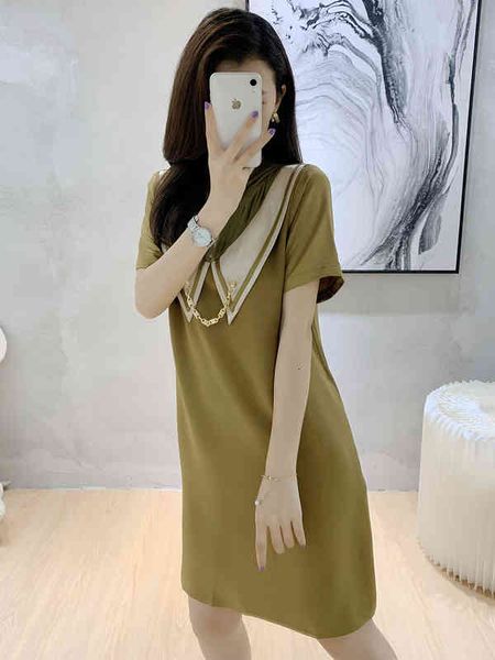 

casual dresses more than one withdrawal discount big brand label cutting orphan european station summer splicing navy collar hooded acetic a, Black;gray