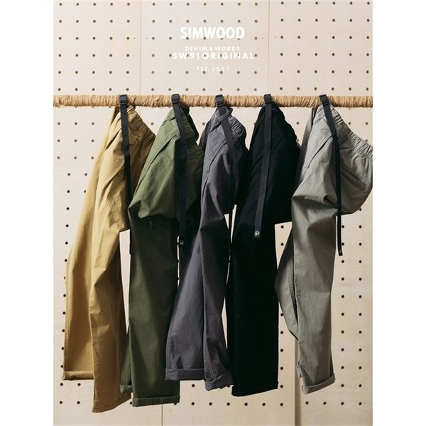 

men's pants spring loose tapered ankle length men casual hip hop streetwear plus size trousers quality clothing 220826, Black