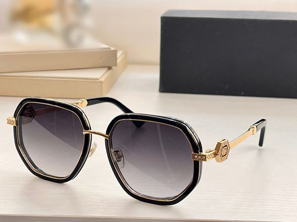 

sunglasses for men women summer 9740 style anti-ultraviolet retro plate full frame glasses random box, White;black