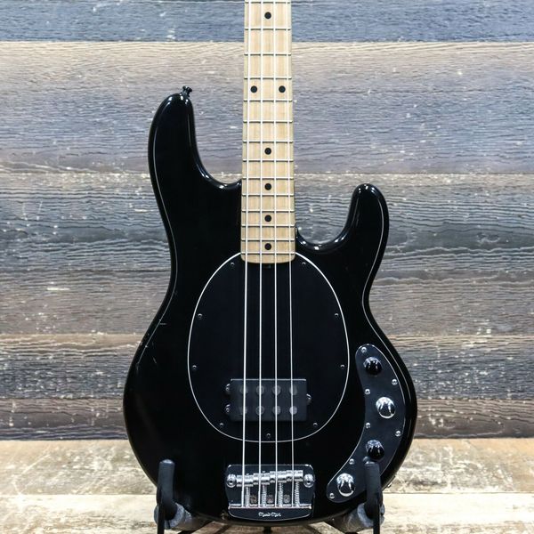 

ernie ball music man stingray 3 eq h black 4-string electric bass guitar