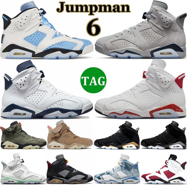 

2022 jumpman 6 basketball shoes 6s men women unc white red oreo midnight navy georgetown british khaki electric green bordeaux mens trainers