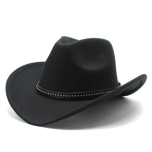 

winter women men black wool fedora hat chapeu western cowboy hat gentleman jazz sombrero hombre cap elegant lady cowgirl hats 2202287v, Blue;gray