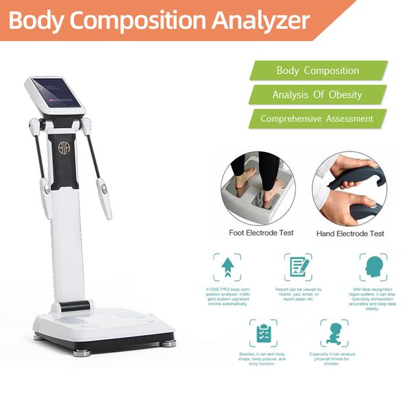 Sistema de diagnóstico de pele 8 milhões de pixels, analisador de IMC de pele com Rgb Uv, máquina de análise facial digital, caneta de teste de umidade, analisador de corpo