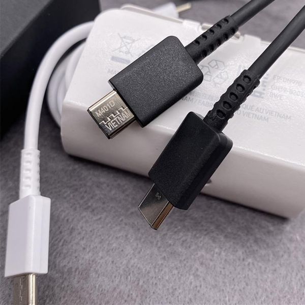 Кабели с быстрой зарядкой 1 мл 3 фута USB Type-C к типу C Кабель C до C Fast Заряда для кабелей Samsung Charger Galaxy S10 Примечание 10 плюс поддержка PD быстрого зарядного шнура