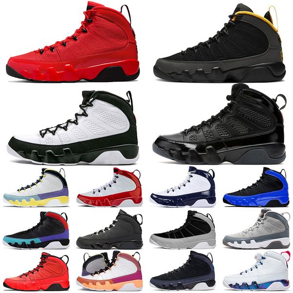 

big size us 13 jumpman mens basketball shoes particle grey chile red 9 9s designer sneakers sports motorboat jones cool grey change the worl, White;red