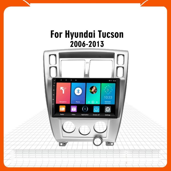 

car stereo video gps auto radio android 10 unit for hyundai tucson 2006-2013 support backup camera