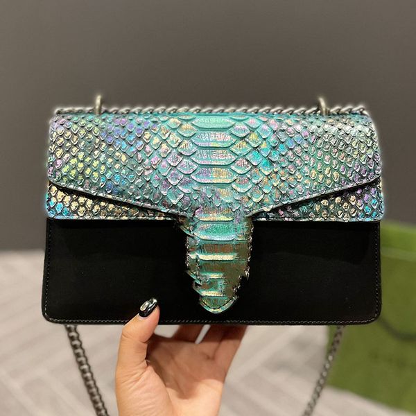 

hh luxuries designers women dionysuss shoulder bag tote nano flap magnetic mang snake pattern genuine leather chain handbag luxurious fashio