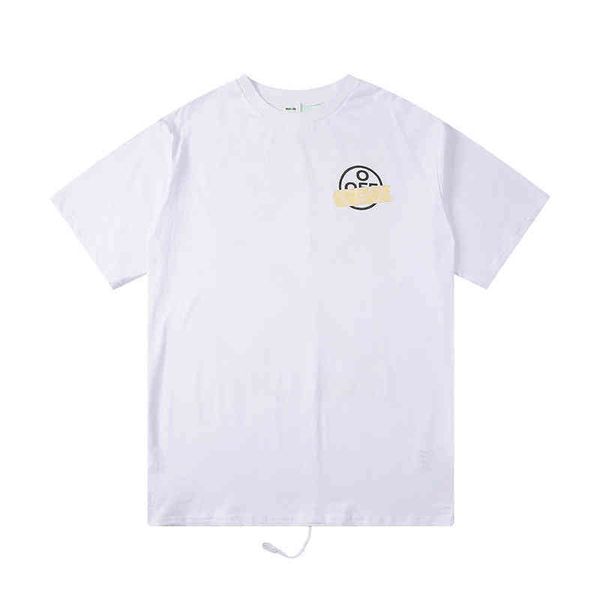 

2022 summer off youth leisure loose fashion short sleeve t-shirtfmuz, White;black
