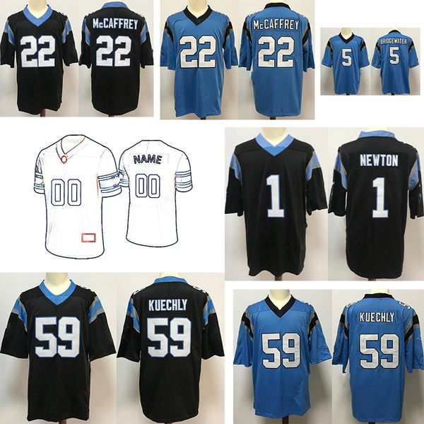 

football jerseys mens outdoor short-sleeved design 59 kuechly rugby uniform clothing comfortable clothing customization team name number s-3, Black;red