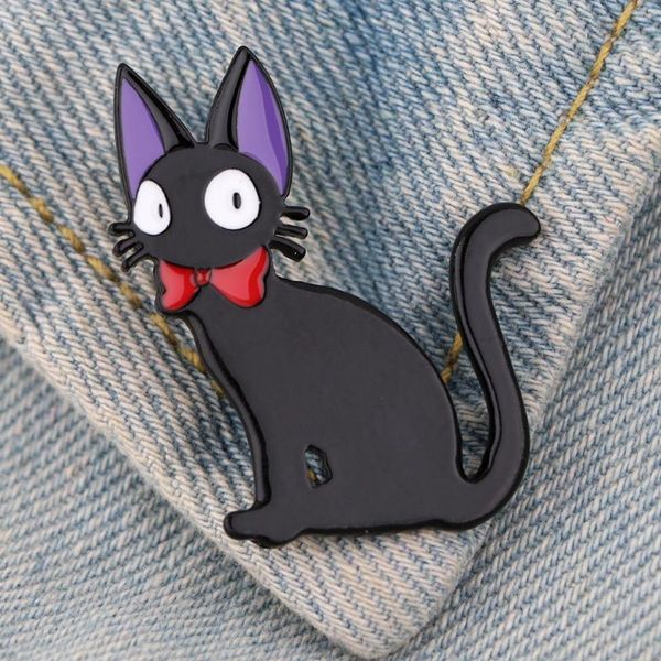 

pins, brooches lt1227 japanese anime accessories pin cute things cat enamel pins badges on backpack manga jewelry gifts, Gray