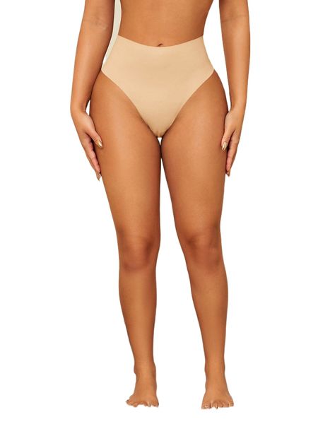 

plain no show panty x4ti#, Black;red