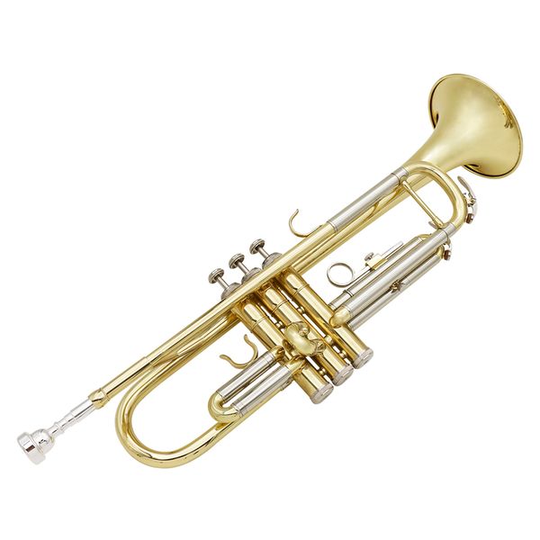 

student trumpet professional bb trumpet b flat brass material musical trompete wind instrument with mouthpiece gloves strap case