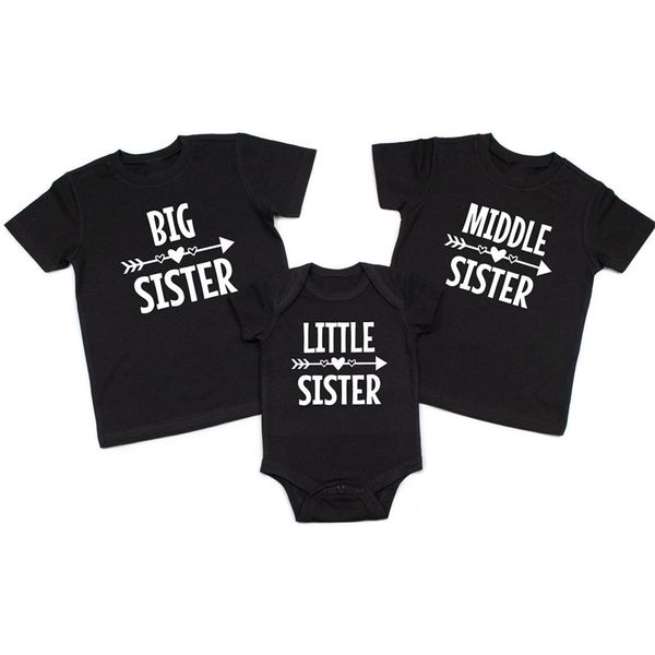 Big Brother Little Sister Outfit Shirt Geschenk Babyparty Geschenke 220531