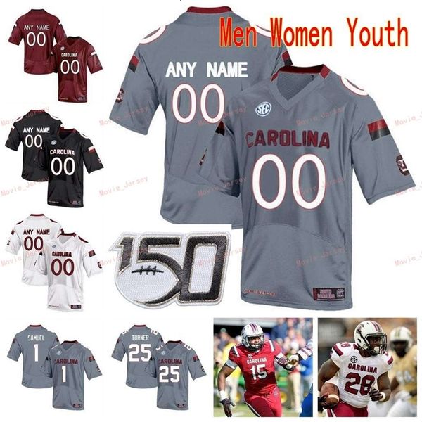 Nik1 costume 36 DJ Swearinger 44 Sherrod Greene 5 Dakereon Joyner 5 Rico Dowdle Carolina do Sul Gamecocks College Homens Mulheres Jersey da Juventude