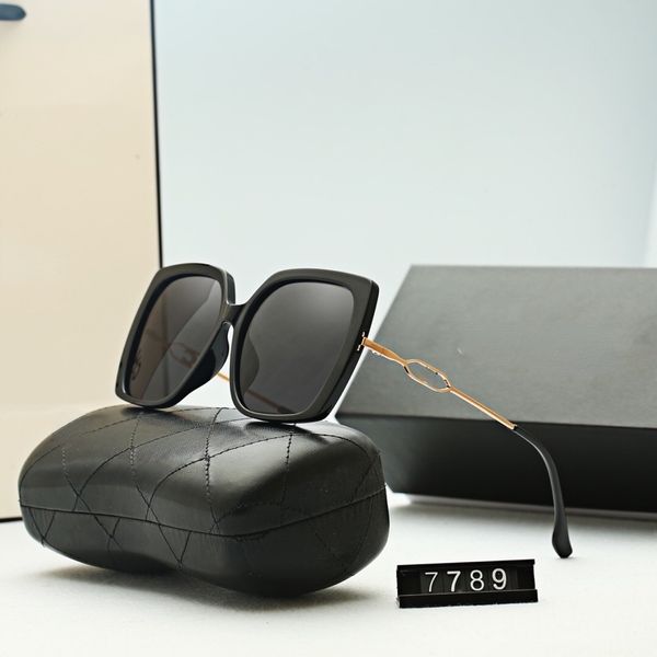 2023 Nuovi occhiali da sole con lenti polarizzate ad alta definizione 7789 montatura in metallo Occhiali da sole polarizzati tendenza Xiangjia alla moda e generosi
