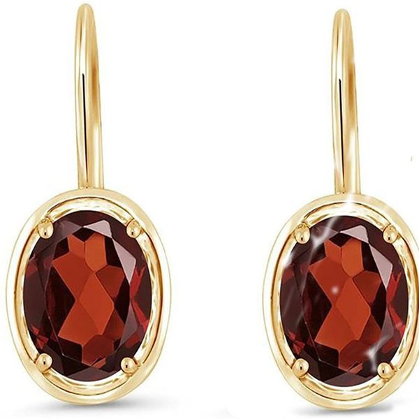 

new fashion garnet alloy metal long earrings and earrings bracelet, Golden;silver