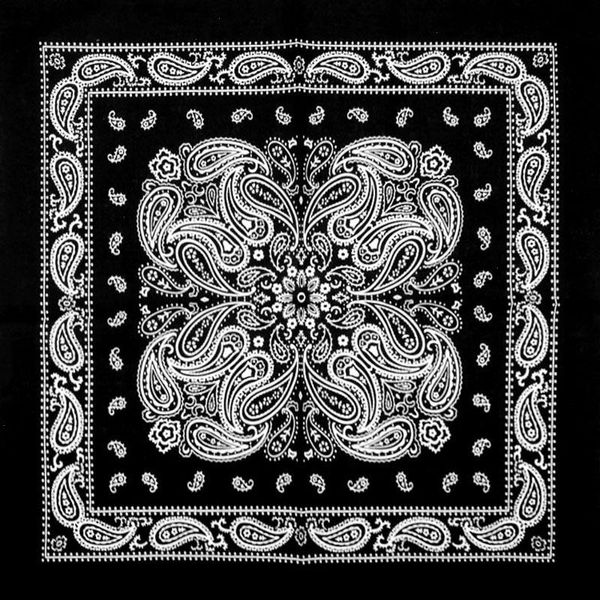 Design Hip Hop Cotton Sconhec Bandana Gradiente Quadrado Presentes de Caixa de Caixa Impresso para Mulheres Meninas Meninas Meninas