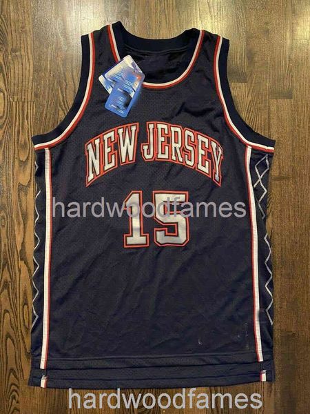 

stitched custom new vince carter #15 new jersey men women youth basketball jerseys xs-6xl shirt, Black