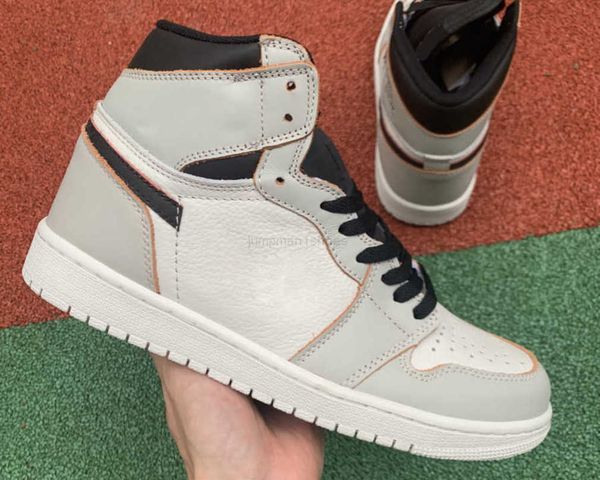 

light bone shoes sb x jumpman 1s high og white grey beige pink men women outdoor sneakers trainers with box gve4, Black
