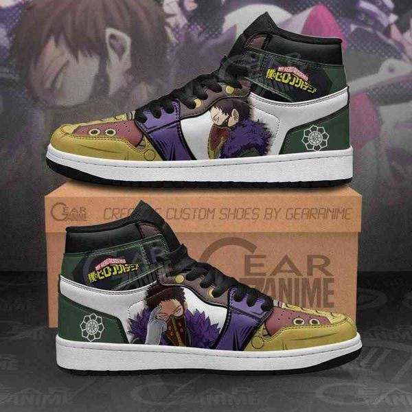 

chisaki overhaul sneakers my hero academia anime shoes, Black