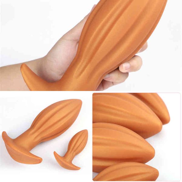 NXY Anal Toys Sex Shop plugs enormes brinquedos eróticos Big Butt Plug Plug Anus vagina Dilator Masturbador adulto para homens Mulheres Produto 220506
