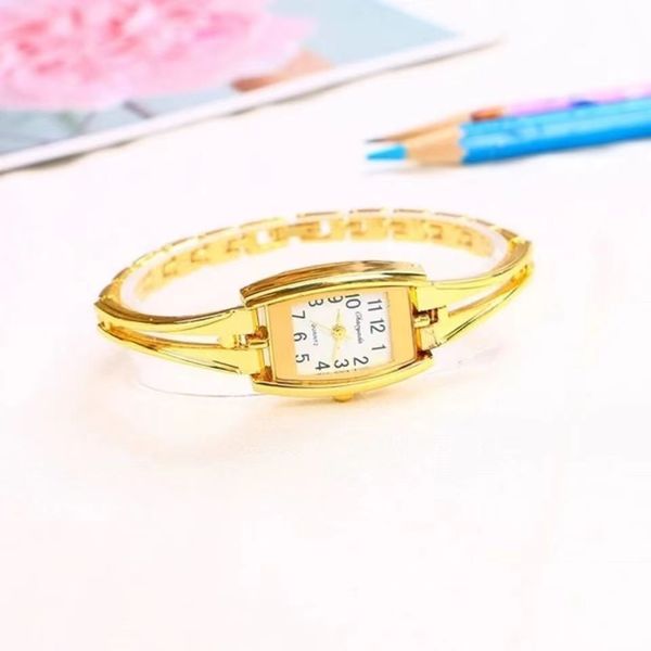 

luxury womens watches designer ladies watch genuine square women's watch small dial waterproof bracelet trend fashion girls quartz wome, Slivery;golden