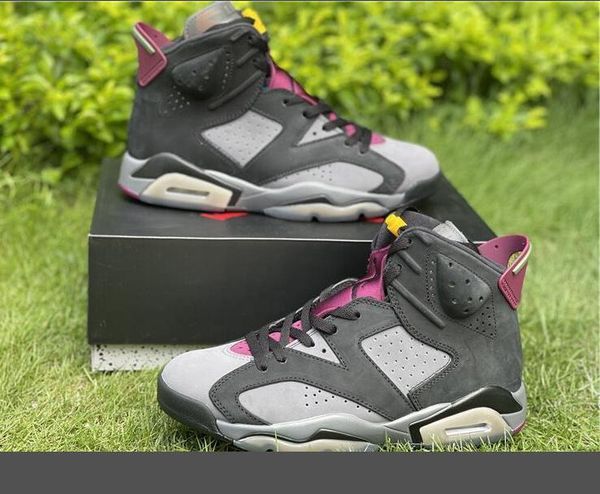 

shoes original 6 bordeaux basketball black light graphite-dark grey-bordeaux sports sneakers running trainers