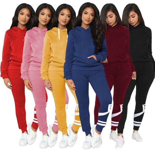 

25 sports tracksuits women chic set woman 2 pieces elegant two peice sets leisure outifits sweatshirts and pants suit clothing, Gray