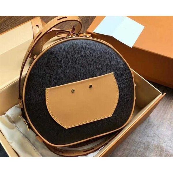

bags luxury design m52294 22.5cm boite chapeau souple canvas shoulder bag,with dust