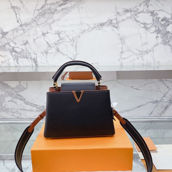 

totes saddle bag designer totebag hollowed out shoulder bags women luxury printing handbag crossbody bag purse genuine leather high-quality