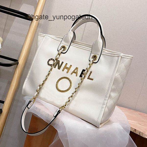 

designers brand luxury handbags women's beach bags ch metal letter badge tote evening bag small mini body leather handbag large female