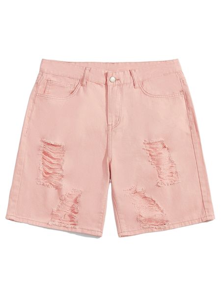 

men ripped denim shorts f2ea#, White;black