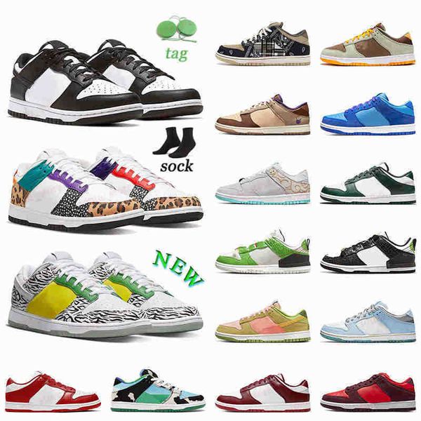 

nk2022 men women dk low casual shoes fashion outdoor skateboarding lows doernbecher mens sneakers what the animal panda chunky dunky bart, Black