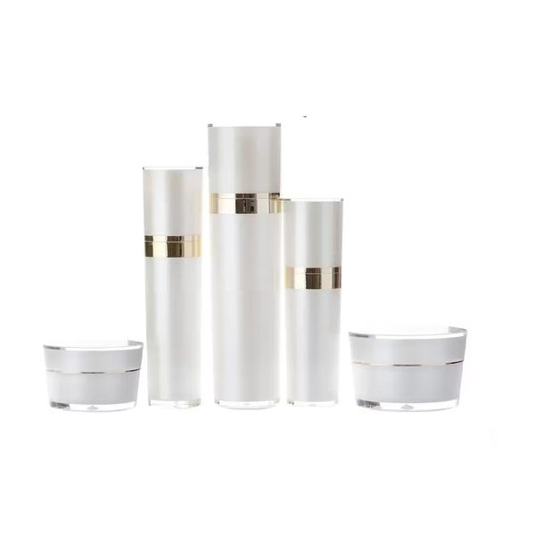 

30ml 50ml 120ml refillable acrylic empty sprayer lotion pump perfume bottle lotion fragrance containers bottles 15g 30g 50g cream jar