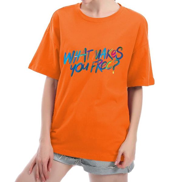 

ysl001 oversized harajuku shi letter print shirts cotton tshirts shoulder women blue women's vintage drop for casual loose clothes t e