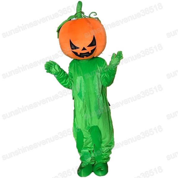 Halloween Pumpkin Mascot Costume de desenho animado Personagem Carnaval Festival Dresses Fanche Fanche Christmas ao ar livre Festa de adultos traje de roupa