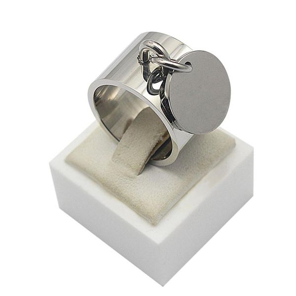 

18 kinds of rings big metal personalized punk style shiny silver midi ring finger knuckle chunky rings with round charm236t, Golden;silver