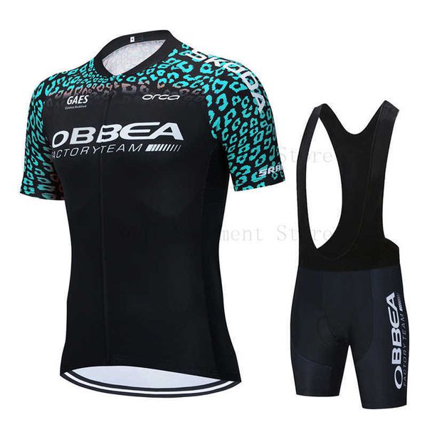 

2022 new tracksuits cycling jersey suit orbeaful team summer men racing breathable mountain sportwears, Gray