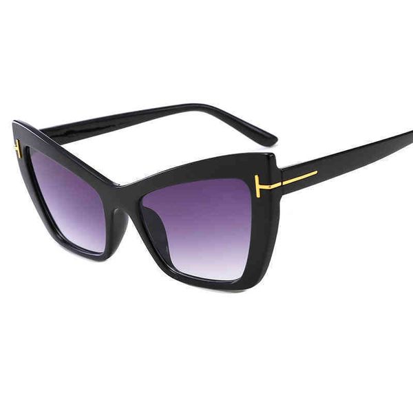 

2021 cat eye sunglass 9024 fashion sunglass, White;black