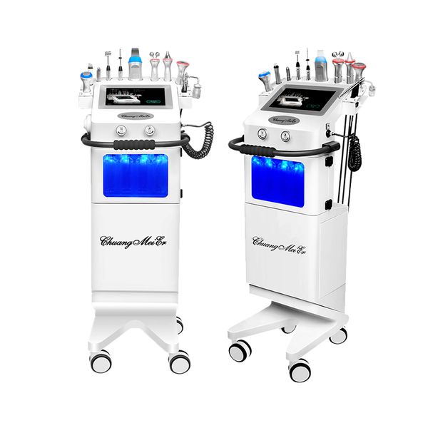2022 Coréia 10 em 1 Hidrogênio Dermoabrasão RF Bio Facial Skining Spa Machine Hydro Oxygen Aqua Beauty Salon Equipamento