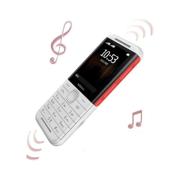 Telefones celulares reformados originais Nokia BM5310 2G GSM Bluetooth Video Camera Mini Mobile Phone para Old Man Phone Classic