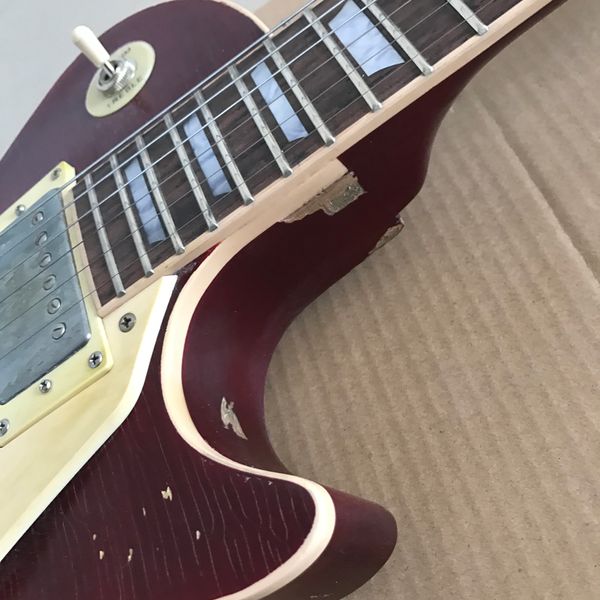 

guitar oem rosewood fingerboard tiger maple old style tune-o-matic bridge