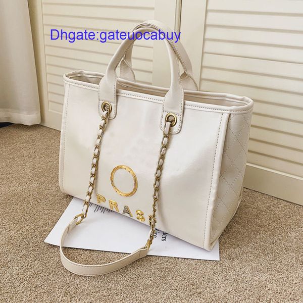 

brand women's luxury handbags beach bags designers ch metal letter badge tote evening bag small mini body leather handbag large female