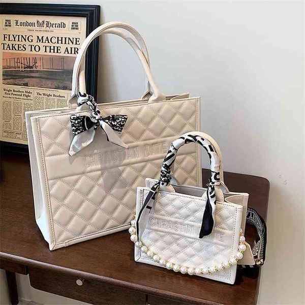 

fashion bag net red portable fashion version fashionable embroidered thread larg