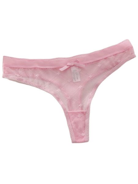 

solid mesh thong b0z4#, Black;red
