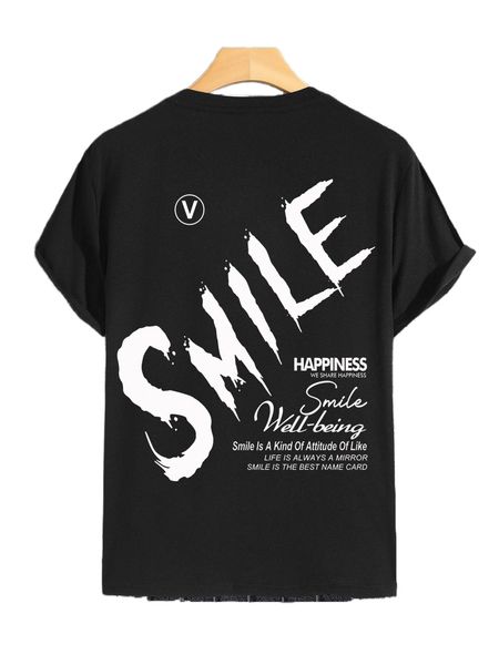 

men slogan graphic tee z6ku#, White;black