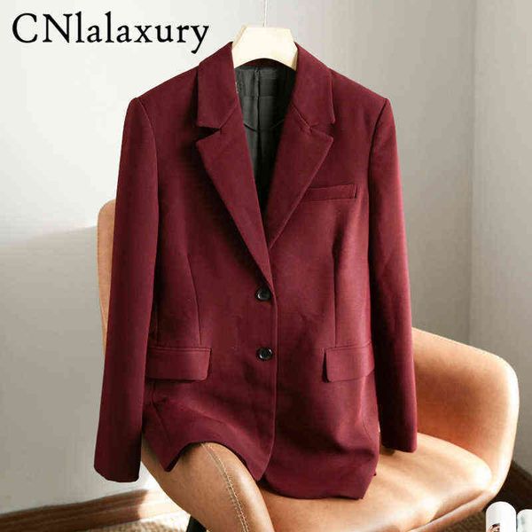 

suit new women 2022 fashion office wear single breasted blazer jacket vintage l, White;black
