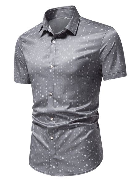 

men polka dot print shirt h3gc#, White;black